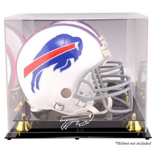 Buffalo Bills Fanatics Authentic Golden Classic Helmet Display Case with Mirrored Back