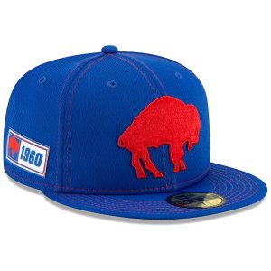 Men’s Buffalo Bills New Era Royal 2019 NFL Official Historic Logo 59FIFTY Fitted Hat